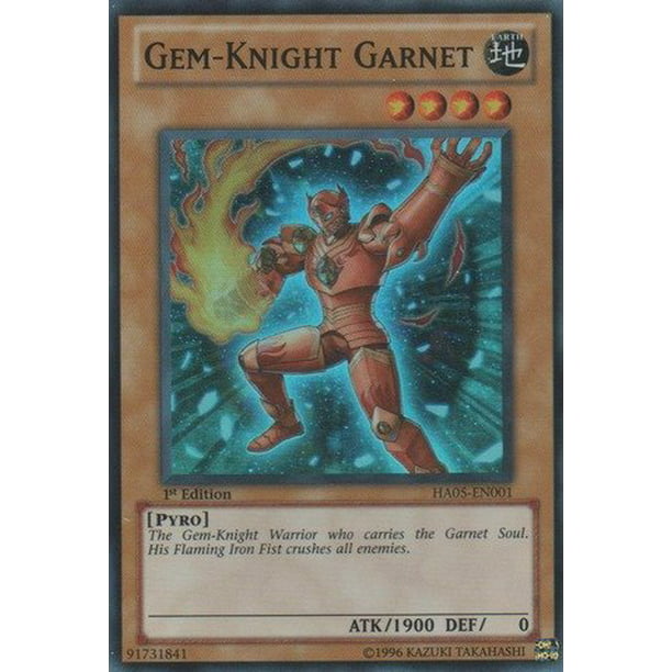 HA05-EN001 Unlimited Edition Super Rare Gem-Knight Garnet